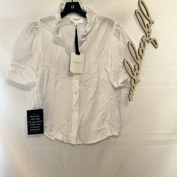 POMANDER PLACE

White Cotton Alicia Blouse - Picture 6 of 11